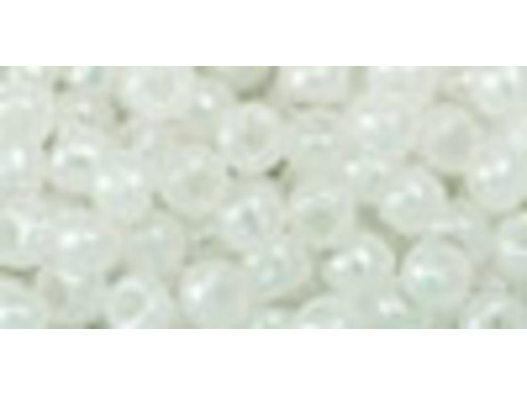 TOHO Glass Seed Bead, Size 6, Ceylon Snowflake (Tube)