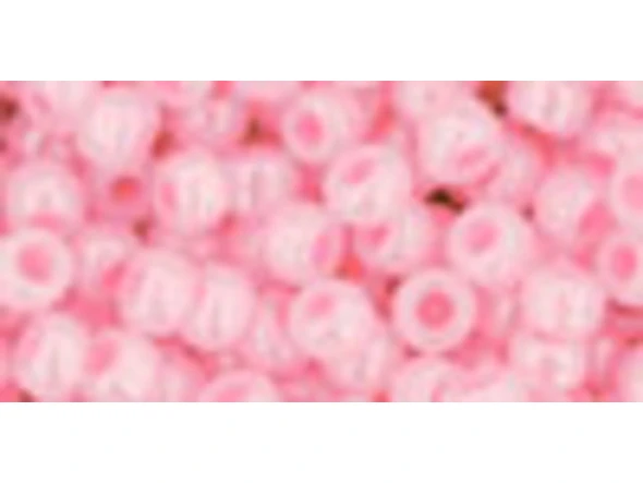 TOHO Glass Seed Bead, Size 6, Ceylon Innocent Pink (Tube)