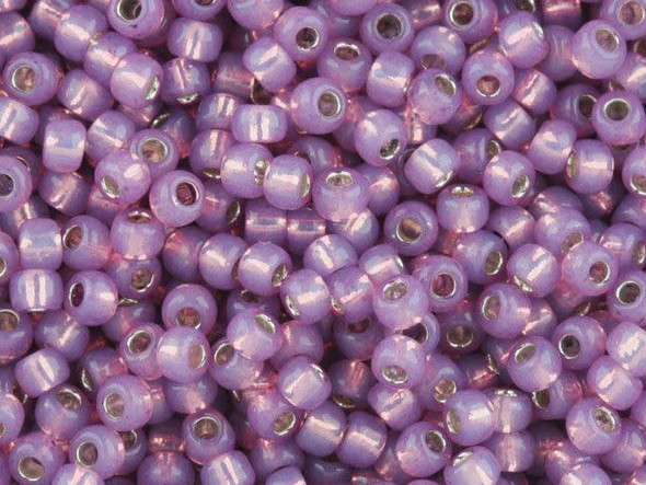 The uniform size and shape of Toho seed beads make them an excellent choice for beadwork and consistently-sized spacers.Toho seed beads are usually colorfast; however, galvanized and silver-lined  beads may fade over time. Protect them from bleach, excessive friction and direct sunlight to keep them looking like new. Seed Bead Facts What are seed beads? Popular, tiny glass beads commonly used for weaving and embellishment.How are they made? Glass is pulled or drawn using a hollow tube, and then   the glass is cut in small pieces. They are sometimes reheated to round   the ends.What's that funny little zero? That zero refers to   the number of aughts, which is a unit used to indicate the size of   small beads. The scale is inverted, so larger numbers of aughts   correspond to smaller beads (i.e. the bigger the number, the smaller   the bead). Size 11 would be 00000000000, but since that takes up too much   room, it is abbreviated to 110.  See Related Products links (below) for similar items and additional jewelry-making supplies that are often used with this item. 