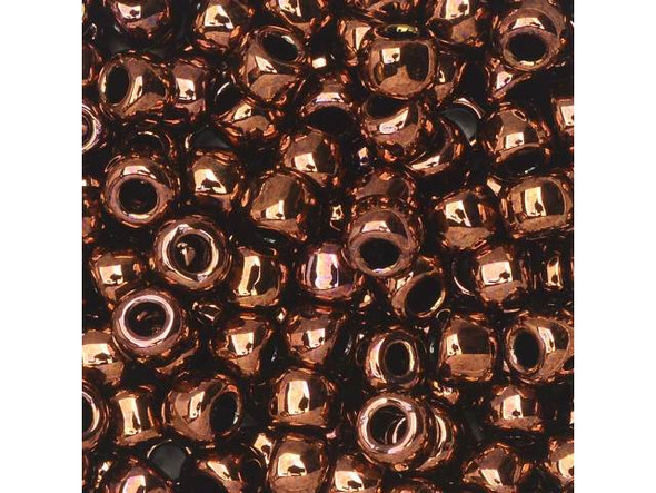 TOHO Glass Seed Bead, Size 6, Dk Bronze (Tube)