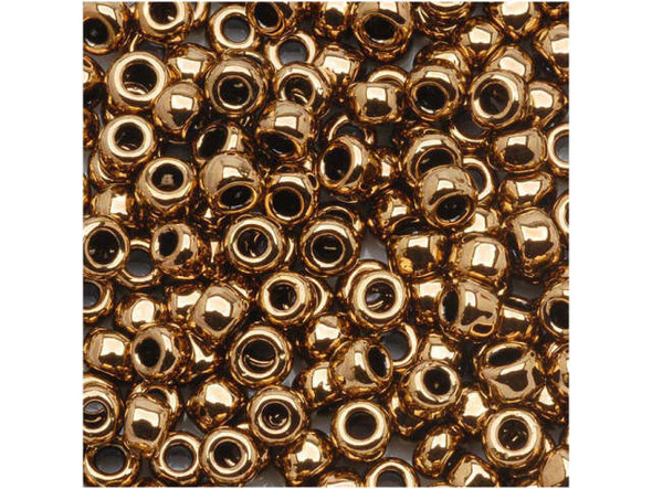 TOHO Glass Seed Bead, Size 6, Bronze (Tube)