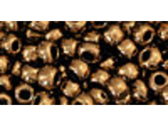 TOHO Glass Seed Bead, Size 6, Bronze (Tube)