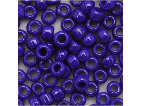 TOHO Glass Seed Bead, Size 6, Opaque Navy Blue (Tube)