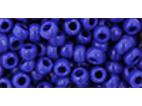 TOHO Glass Seed Bead, Size 6, Opaque Navy Blue (Tube)