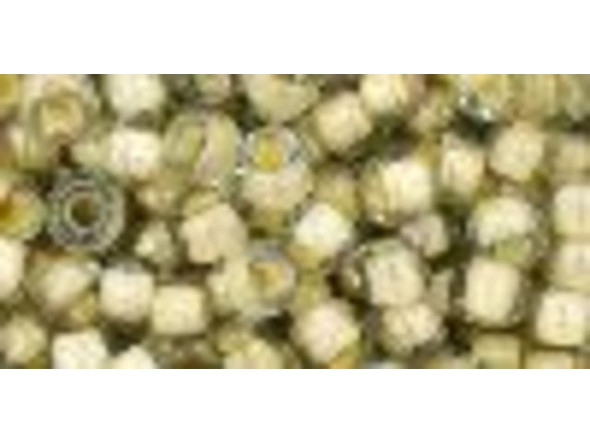 20-108-369 TOHO Glass Seed Bead, Size 8, 3mm, Inside-Color Black