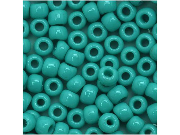 TOHO Glass Seed Bead, Size 6, Opaque Turquoise (Tube)