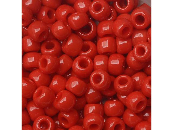 TOHO Glass Seed Bead, Size 6, Opaque Cherry (Tube)