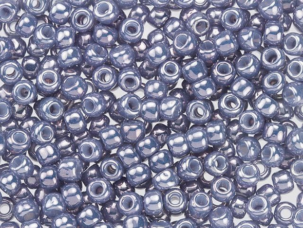 The uniform size and shape of Toho seed beads make them an excellent choice for beadwork and consistently-sized spacers.Toho seed beads are usually colorfast; however, galvanized and silver-lined  beads may fade over time. Protect them from bleach, excessive friction and direct sunlight to keep them looking like new. Seed Bead Facts What are seed beads? Popular, tiny glass beads commonly used for weaving and embellishment.How are they made? Glass is pulled or drawn using a hollow tube, and then   the glass is cut in small pieces. They are sometimes reheated to round   the ends.What's that funny little zero? That zero refers to   the number of aughts, which is a unit used to indicate the size of   small beads. The scale is inverted, so larger numbers of aughts   correspond to smaller beads (i.e. the bigger the number, the smaller   the bead). Size 11 would be 00000000000, but since that takes up too much   room, it is abbreviated to 110.  See Related Products links (below) for similar items and additional jewelry-making supplies that are often used with this item. 