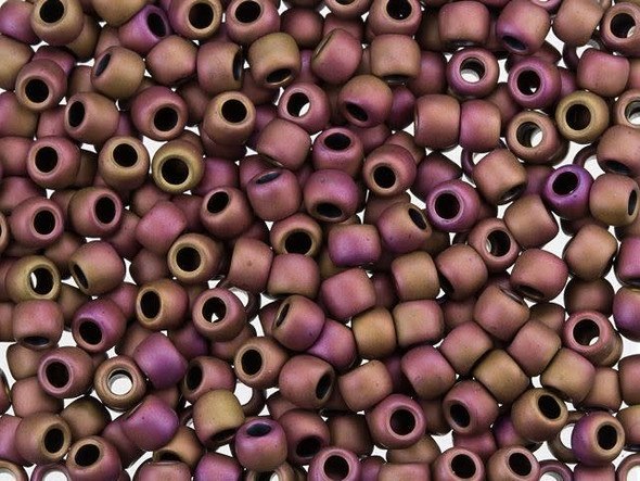 The uniform size and shape of Toho seed beads make them an excellent choice for beadwork and consistently-sized spacers.Toho seed beads are usually colorfast; however, galvanized and silver-lined  beads may fade over time. Protect them from bleach, excessive friction and direct sunlight to keep them looking like new. Seed Bead Facts What are seed beads? Popular, tiny glass beads commonly used for weaving and embellishment.How are they made? Glass is pulled or drawn using a hollow tube, and then   the glass is cut in small pieces. They are sometimes reheated to round   the ends.What's that funny little zero? That zero refers to   the number of aughts, which is a unit used to indicate the size of   small beads. The scale is inverted, so larger numbers of aughts   correspond to smaller beads (i.e. the bigger the number, the smaller   the bead). Size 11 would be 00000000000, but since that takes up too much   room, it is abbreviated to 110.  See Related Products links (below) for similar items and additional jewelry-making supplies that are often used with this item. 