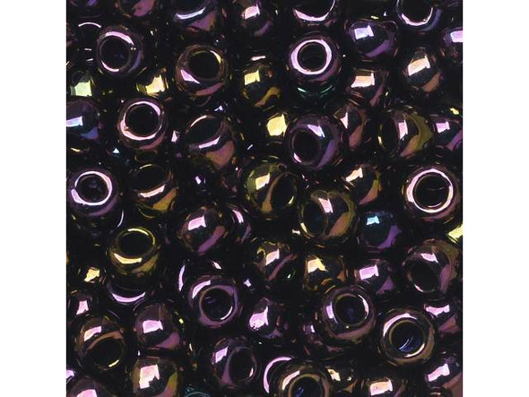 TOHO Glass Seed Bead, Size 6, Metallic Iris - Purple (Tube)