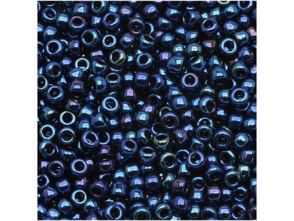 TOHO Glass Seed Bead, Size 6, Metallic Cosmos (Tube)