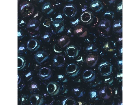 TOHO Glass Seed Bead, Size 6, Metallic Nebula (Tube)