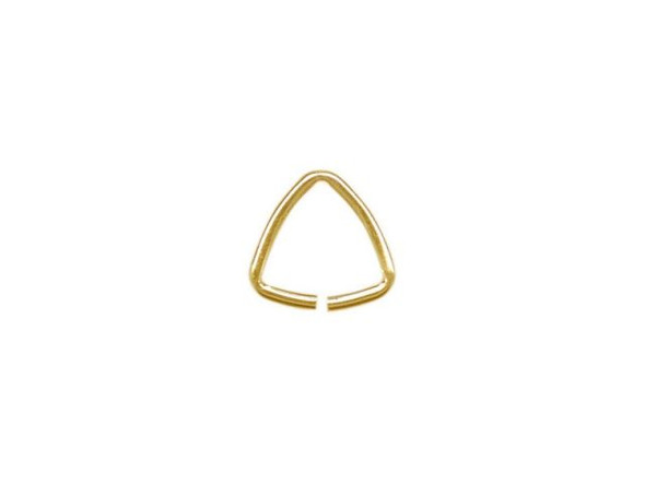 Yellow Plated Triangle Bail, Medium (ounce)