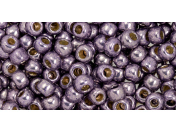 The uniform size and shape of Toho seed beads make them an excellent choice for beadwork and consistently-sized spacers.Toho seed beads are usually colorfast; however, galvanized and silver-lined  beads may fade over time. Protect them from bleach, excessive friction and direct sunlight to keep them looking like new. Seed Bead Facts What are seed beads? Popular, tiny glass beads commonly used for weaving and embellishment.How are they made? Glass is pulled or drawn using a hollow tube, and then   the glass is cut in small pieces. They are sometimes reheated to round   the ends.What's that funny little zero? That zero refers to   the number of aughts, which is a unit used to indicate the size of   small beads. The scale is inverted, so larger numbers of aughts   correspond to smaller beads (i.e. the bigger the number, the smaller   the bead). Size 11 would be 00000000000, but since that takes up too much   room, it is abbreviated to 110.  See Related Products links (below) for similar items and additional jewelry-making supplies that are often used with this item. 