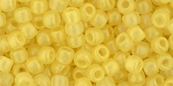 TOHO Glass Seed Bead, Size 6, HYBRID Sueded Gold Lame' (tube)