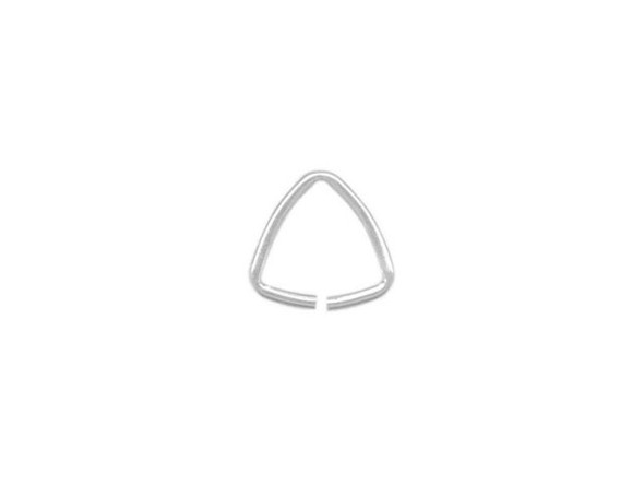 Silver Plated Triangle Bail, Medium (ounce)