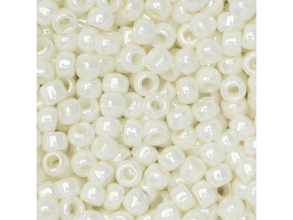 The uniform size and shape of Toho seed beads make them an excellent choice for beadwork and consistently-sized spacers.Toho seed beads are usually colorfast; however, galvanized and silver-lined  beads may fade over time. Protect them from bleach, excessive friction and direct sunlight to keep them looking like new. Seed Bead Facts What are seed beads? Popular, tiny glass beads commonly used for weaving and embellishment.How are they made? Glass is pulled or drawn using a hollow tube, and then   the glass is cut in small pieces. They are sometimes reheated to round   the ends.What's that funny little zero? That zero refers to   the number of aughts, which is a unit used to indicate the size of   small beads. The scale is inverted, so larger numbers of aughts   correspond to smaller beads (i.e. the bigger the number, the smaller   the bead). Size 11 would be 00000000000, but since that takes up too much   room, it is abbreviated to 110.  See Related Products links (below) for similar items and additional jewelry-making supplies that are often used with this item. 