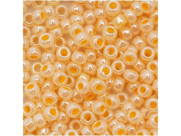 TOHO Glass Seed Bead, Size 8, 3mm, Ceylon Peach Cobbler (Tube)