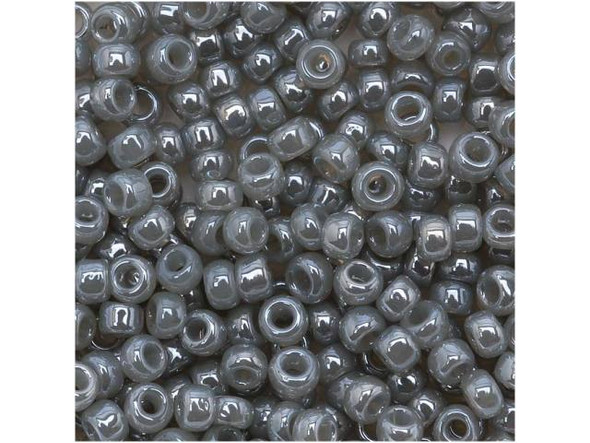 TOHO Glass Seed Bead, Size 8, 3mm, Ceylon Smoke (Tube)