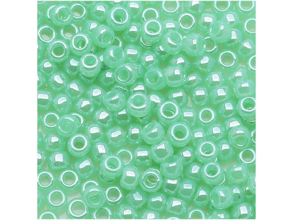 TOHO Glass Seed Bead, Size 8, 3mm, Ceylon Celery (Tube)