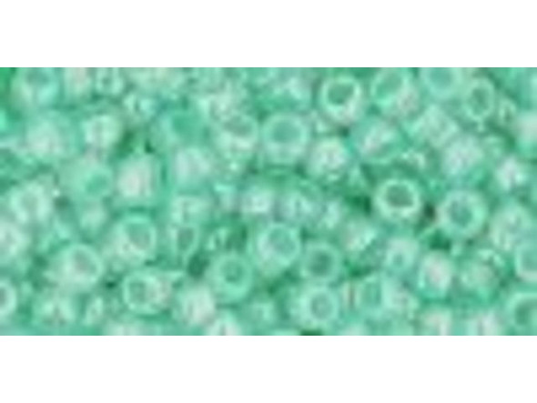 TOHO Glass Seed Bead, Size 8, 3mm, Ceylon Celery (Tube)