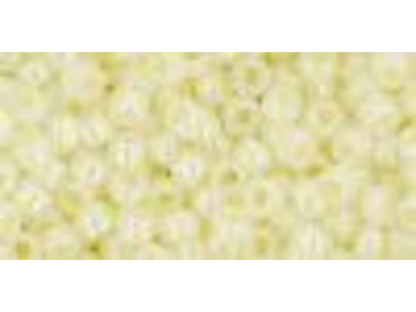 TOHO Glass Seed Bead, Size 8, 3mm, Ceylon Banana Cream (Tube)