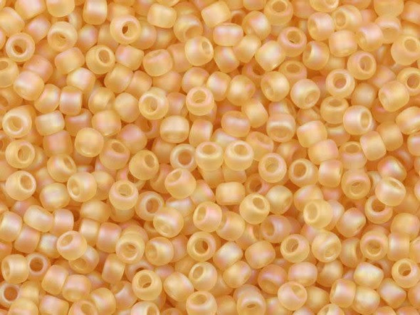 The uniform size and shape of Toho seed beads make them an excellent choice for beadwork and consistently-sized spacers.Toho seed beads are usually colorfast; however, galvanized and silver-lined  beads may fade over time. Protect them from bleach, excessive friction and direct sunlight to keep them looking like new. Seed Bead Facts What are seed beads? Popular, tiny glass beads commonly used for weaving and embellishment.How are they made? Glass is pulled or drawn using a hollow tube, and then   the glass is cut in small pieces. They are sometimes reheated to round   the ends.What's that funny little zero? That zero refers to   the number of aughts, which is a unit used to indicate the size of   small beads. The scale is inverted, so larger numbers of aughts   correspond to smaller beads (i.e. the bigger the number, the smaller   the bead). Size 11 would be 00000000000, but since that takes up too much   room, it is abbreviated to 110.  See Related Products links (below) for similar items and additional jewelry-making supplies that are often used with this item. 