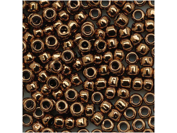 TOHO Glass Seed Bead, Size 8, 3mm, Bronze (Tube)