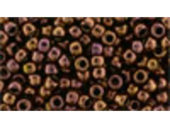 TOHO Glass Seed Bead, Size 8, 3mm, Olympic Bronze (Tube)