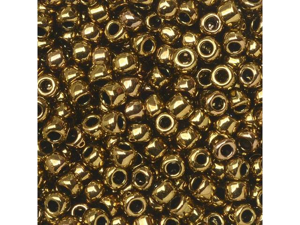 TOHO Glass Seed Bead, Size 8, 3mm, Antique Bronze (Tube)