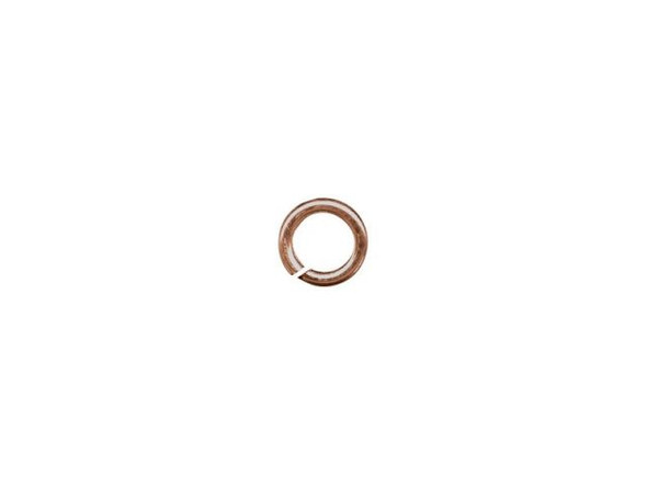 Antiqued Copper Plated Jump Ring, Round, Heavy, 4.5mm (ounce)
