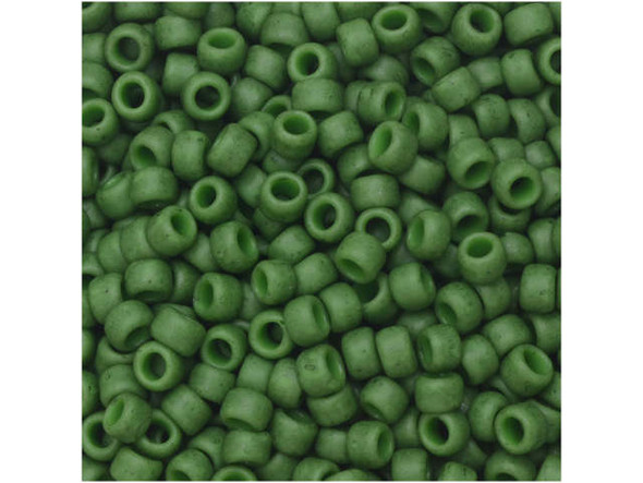 TOHO Glass Seed Bead, Size 8, 3mm, Semi Glazed - Clover (Tube)