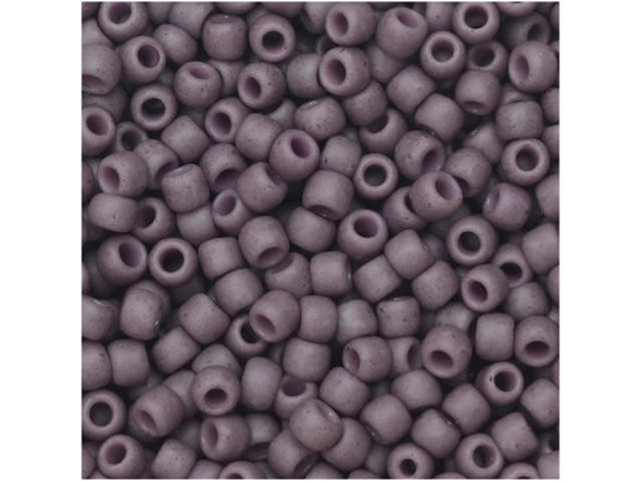 TOHO Glass Seed Bead, Size 8, 3mm, Semi Glazed - Lavender (Tube)