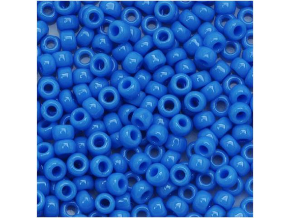 TOHO Glass Seed Bead, Size 8, 3mm, Opaque Cornflower (Tube)