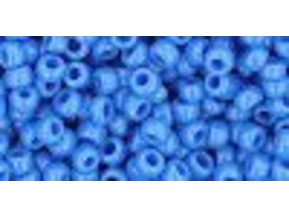 TOHO Glass Seed Bead, Size 8, 3mm, Opaque Cornflower (Tube)