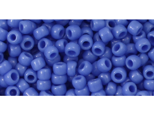 TOHO Glass Seed Bead, Size 8, 3mm, Opaque Periwinkle (Tube)