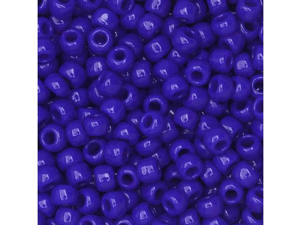 TOHO Glass Seed Bead, Size 8, 3mm, Opaque Navy Blue (Tube)