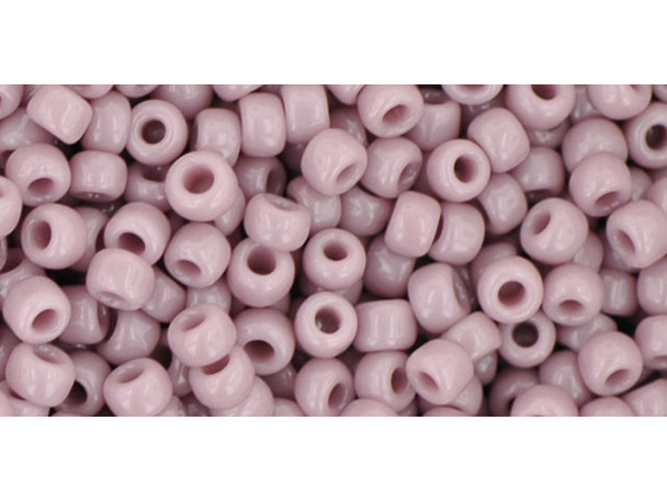 TOHO Glass Seed Bead, Size 8, 3mm, Opaque Lavender (Tube)