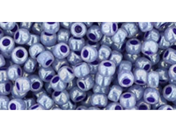TOHO Glass Seed Bead, Size 8, 3mm, Ceylon Gladiola (Tube)