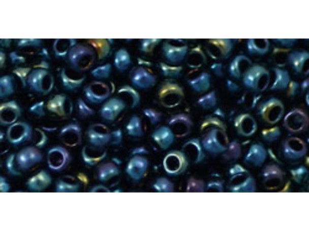 TOHO Glass Seed Bead, Size 8, 3mm, Metallic Cosmos (Tube)
