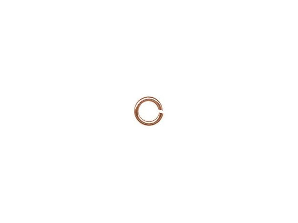 Copper Plated Jump Ring, Round, 3mm (ounce)
