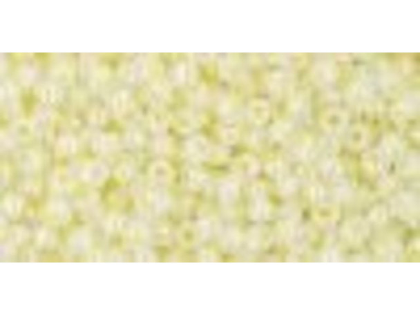 TOHO Glass Seed Bead, Size 11, 2.1mm, Ceylon Banana Cream (Tube)