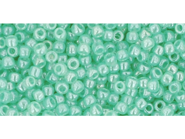 TOHO Glass Seed Bead, Size 11, 2.1mm, Ceylon Celery (Tube)