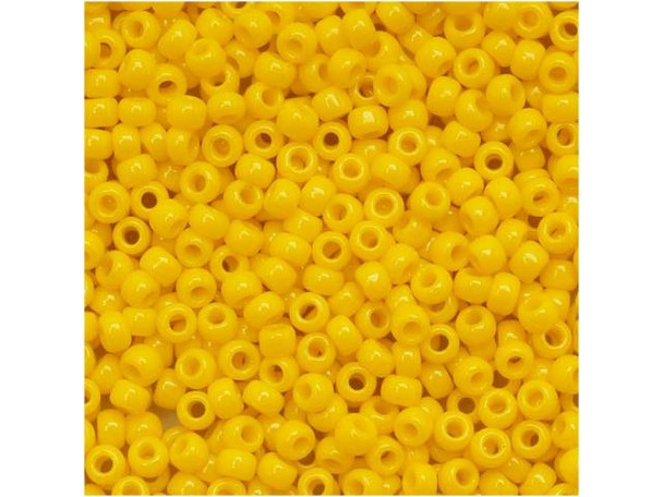 TOHO Glass Seed Bead, Size 11, 2.1mm, Opaque Sunshine (Tube) TOHO Glass Seed Bead, Size 11, 2.1mm, Opaque Sunshine (Tube)