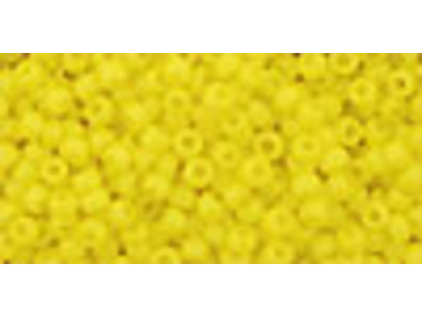 TOHO Glass Seed Bead, Size 11, 2.1mm, Opaque Dandelion (Tube)