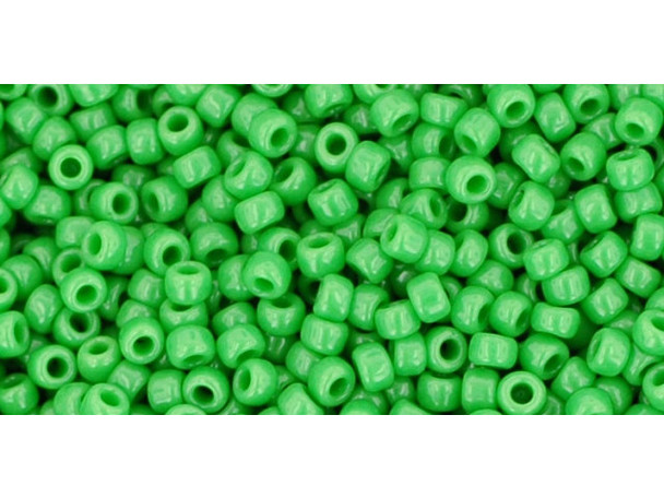 TOHO Glass Seed Bead, Size 11, 2.1mm, Opaque Mint Green (Tube)