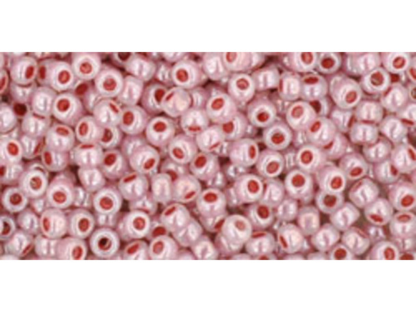 TOHO Glass Seed Bead, Size 11, 2.1mm, Ceylon Petunia (Tube)