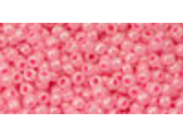 TOHO Glass Seed Bead, Size 11, 2.1mm, Ceylon Cotton Candy (Tube)