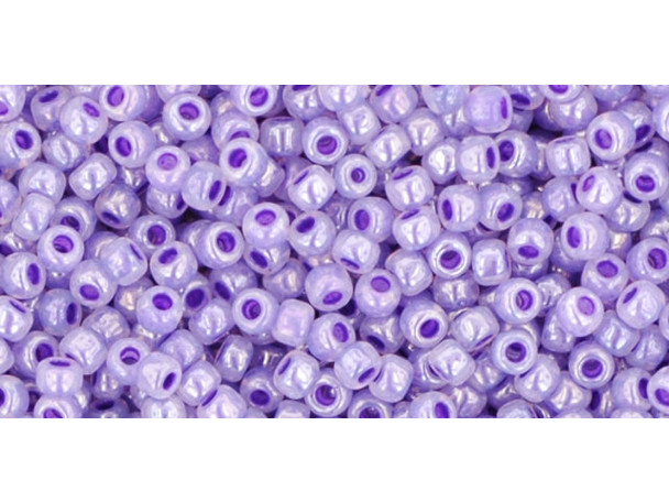 TOHO Glass Seed Bead, Size 11, 2.1mm, Ceylon Gladiola (Tube)