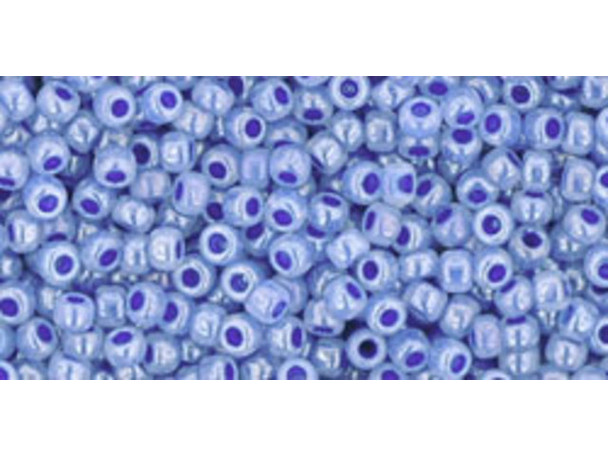 TOHO Glass Seed Bead, Size 11, 2.1mm, Ceylon Denim Blue (Tube)